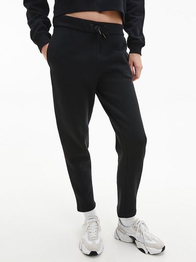 Calvin Klein Ruhák HU697365 | Calvin Klein Logo Női Jogger Fekete